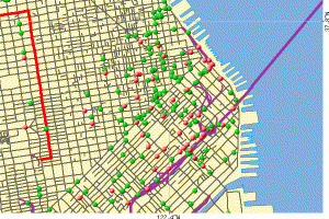 San Francisco WiFi nodes, circa 2001